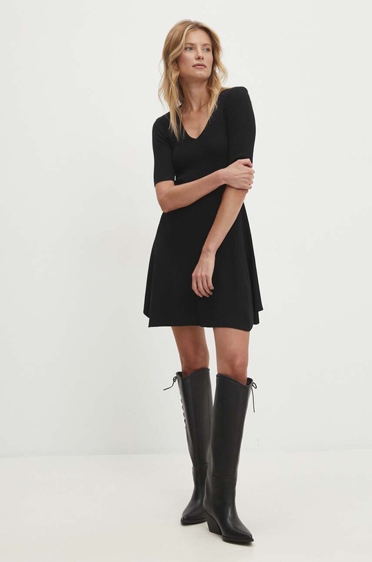 Answear Lab sukienka 21207.ijs czarny WZ24