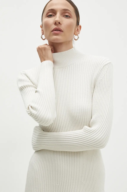 Šaty Answear.LAB 23421.tms béžová WZ24