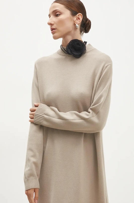 Oblečení Šaty Answear.LAB 1019.HLK béžová