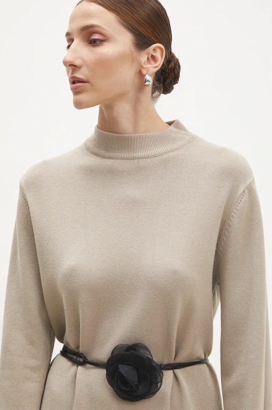 Šaty Answear.LAB béžová 1019.HLK