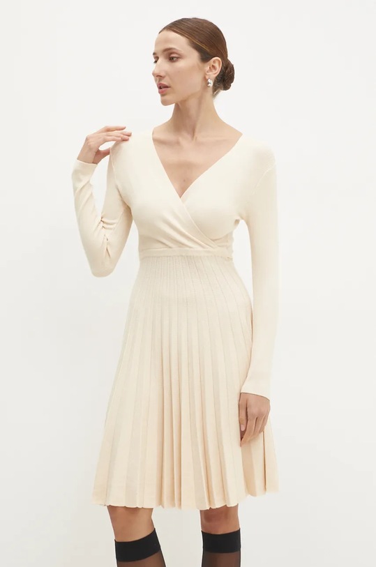 Answear Lab rochie mini bej 5160.HLK