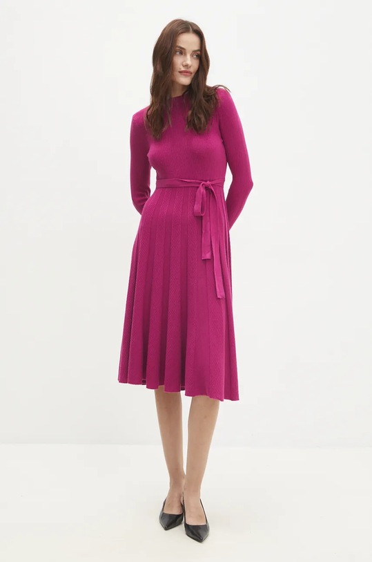 Answear Lab sukienka 5104.HLK fioletowy WZ24