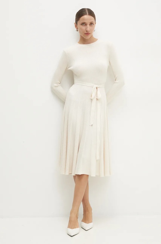 Šaty Answear.LAB 5104.HLK béžová WZ24