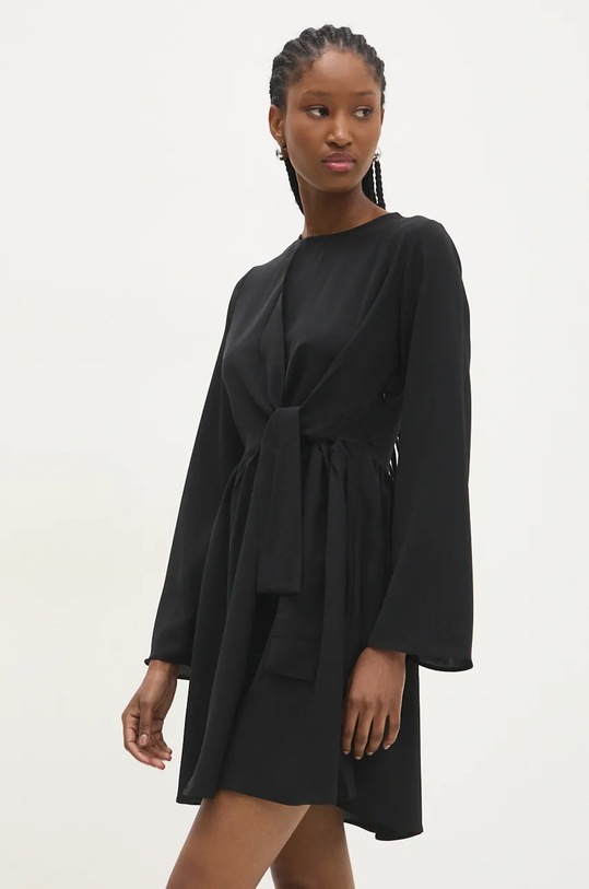 Answear Lab rochie mini negru 1541.tms