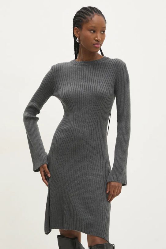 Šaty Answear.LAB 231046.tos sivá WZ24