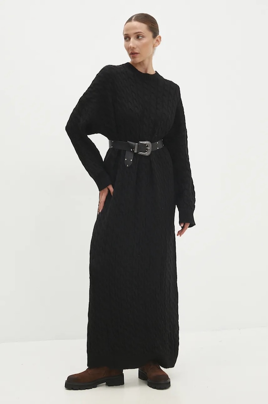 Answear Lab rochie maxi negru 231041.tos.