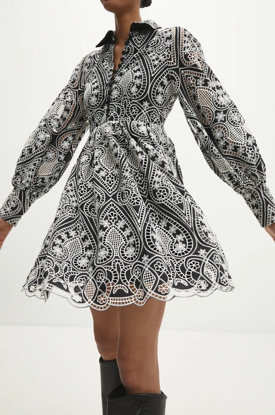 Šaty Answear.LAB černá mkj13218.IKK