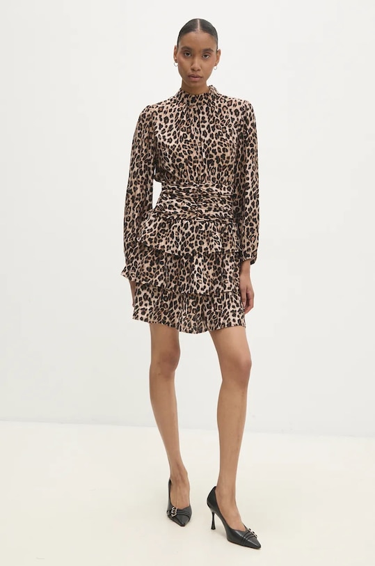 Платье Answear.LAB узор бежевый CY4407.hms