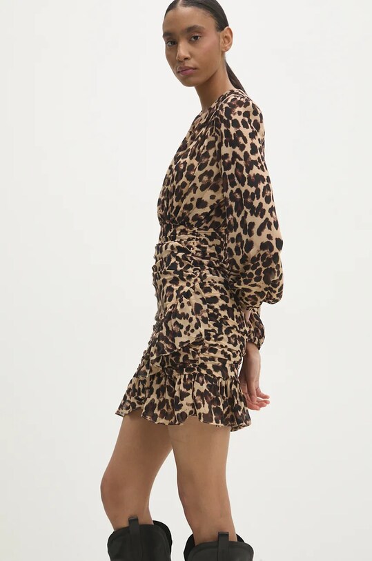 Answear Lab rochie fixat bej RT.8529.5.hms