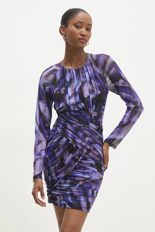 Haljina Answear.LAB casual ljubičasta 57889.tos