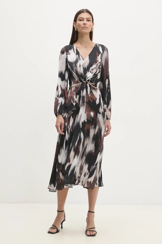 Answear Lab sukienka casual brązowy 57927.tos