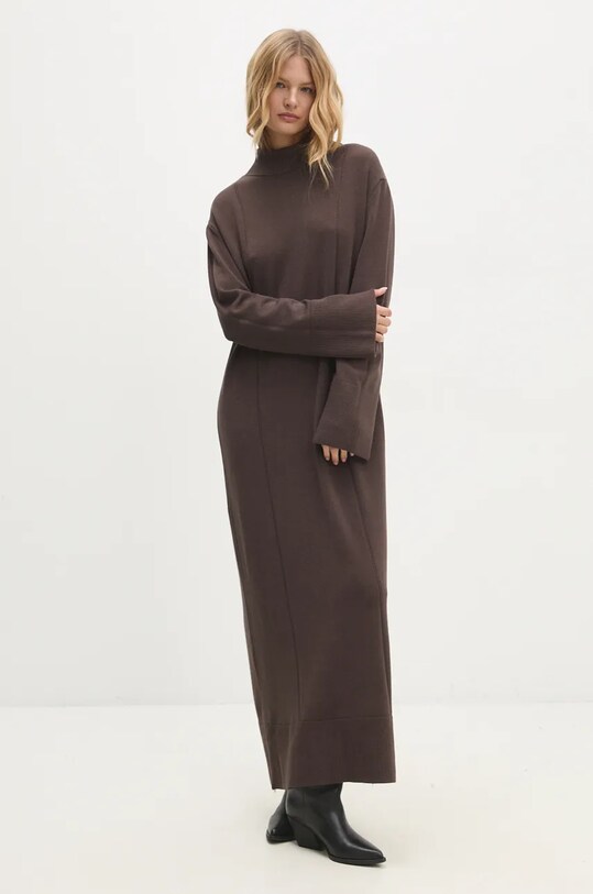 Сукня Answear.LAB casual коричневий 893324.ilk