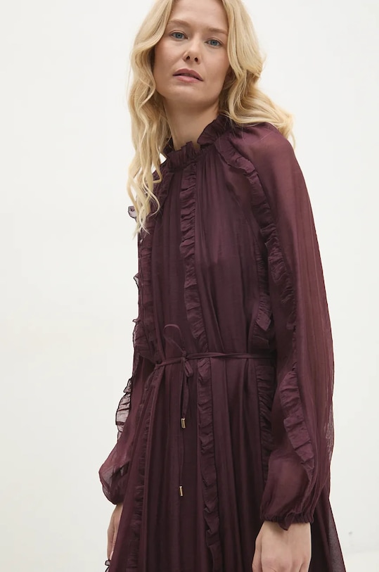 Answear Lab rochie 845.ilk burgundia WZ24