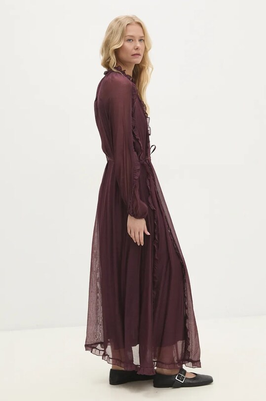 Answear Lab rochie 845.ilk burgundia
