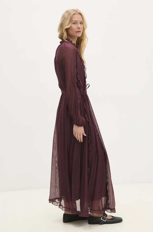 Answear Lab rochie 845.ilk burgundia
