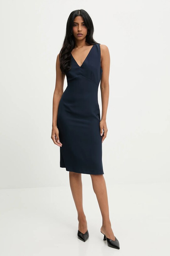 Answear Lab rochie PK2039.iak bleumarin WW25