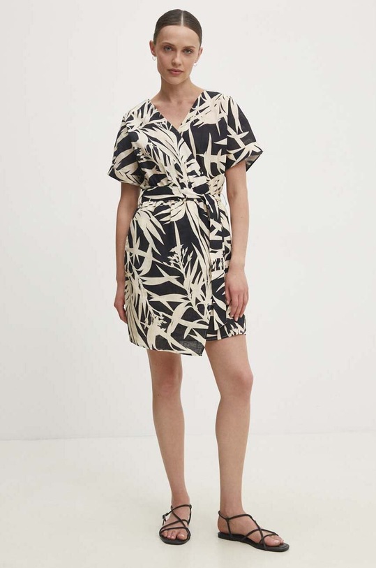 Answear Lab sukienka bawełniana F23351.HWK czarny WZ24