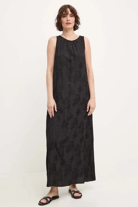 Answear Lab rochie maxi negru b9383.iw