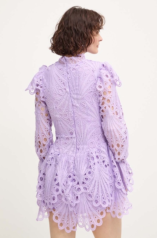 Odzież Answear Lab sukienka bawełniana 1629.IW fioletowy