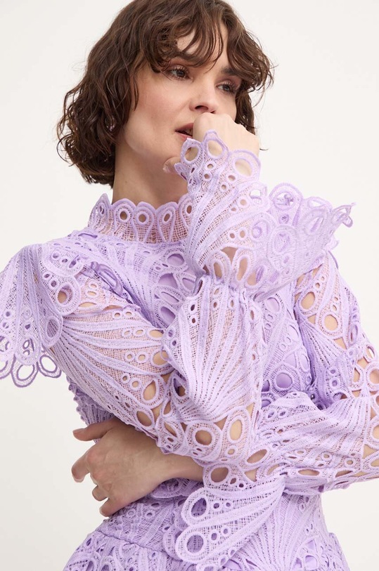 Answear Lab sukienka bawełniana 1629.IW fioletowy