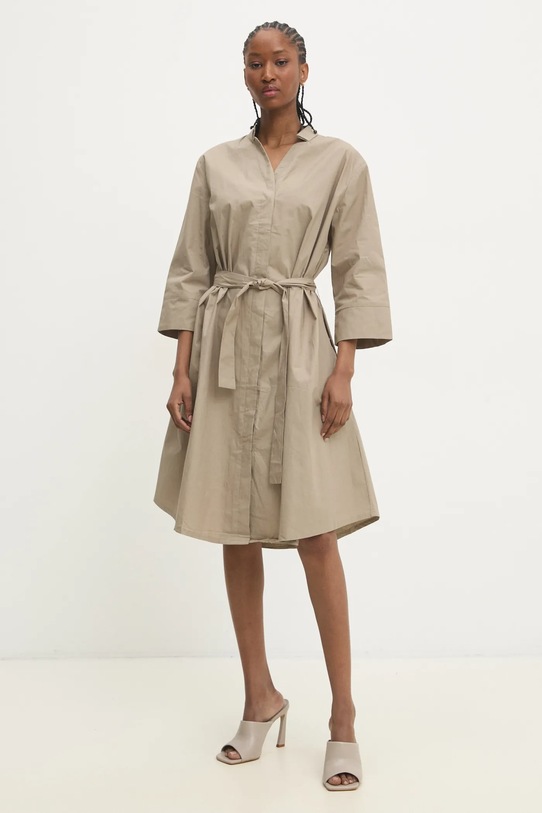 Бавовняна сукня Answear Lab 3715.IKK зелений WZ24