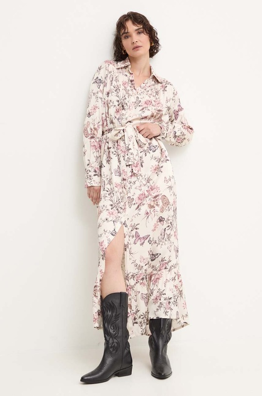 Šaty Answear.LAB áčkový béžová MANA.ijs