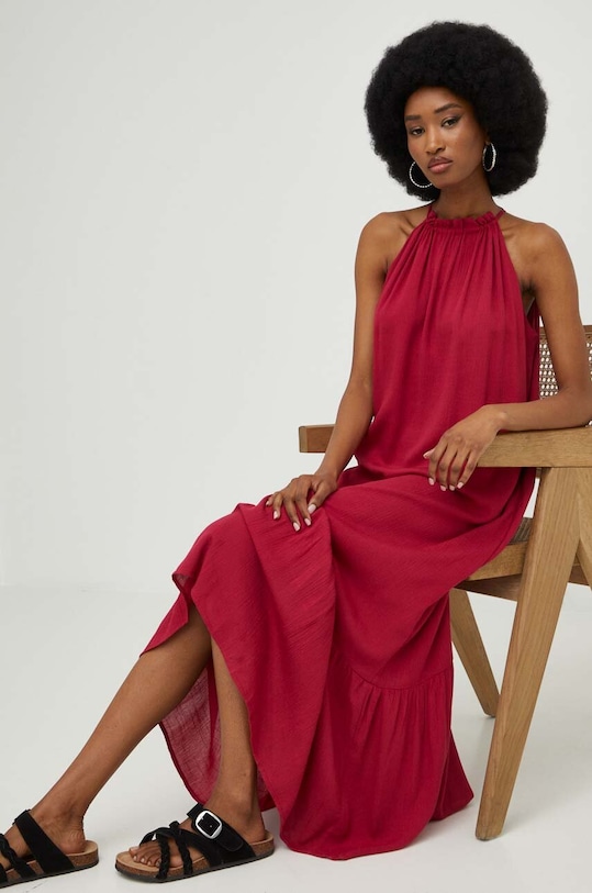 Answear.LAB sukienka 3702d.FKK różowy WZ24