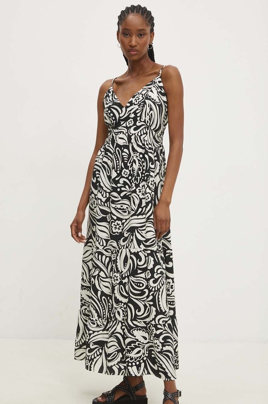 Рокля Answear Lab флорален черен 06RBL306.FKK