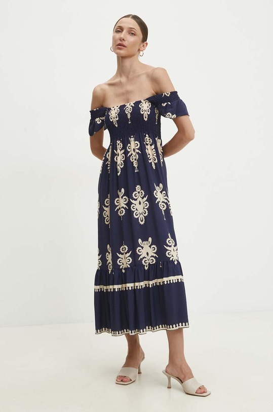 Answear Lab sukienka 90775.HMS granatowy WZ24