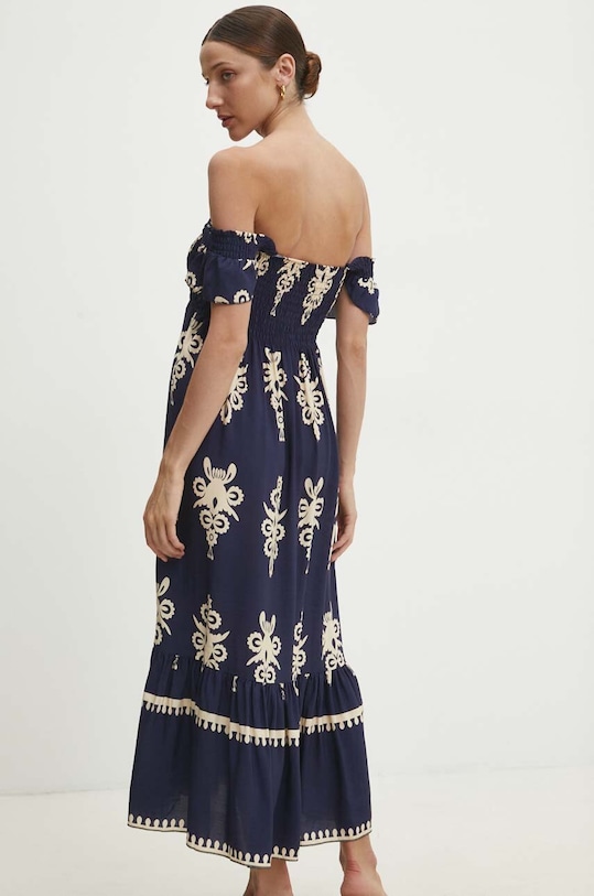 Odzież Answear Lab sukienka 90775.HMS granatowy