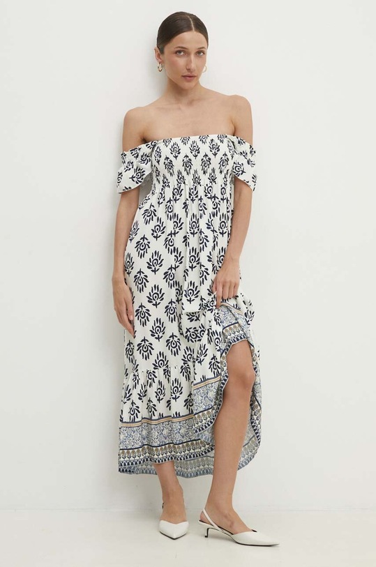 Answear Lab rochie alb 907714.HMS