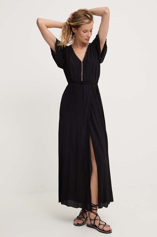 Answear Lab rochie maxi negru 26258502.HWK