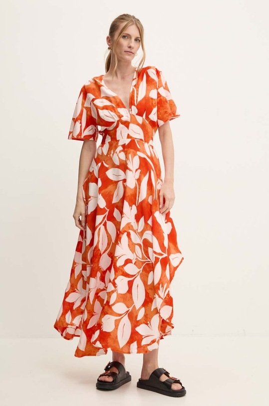 Šaty Answear.LAB maxi oranžová M30081.HMS