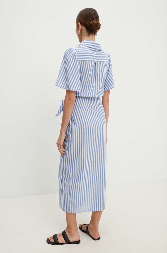 Odzież Answear Lab sukienka bawełniana AP2200.HWK niebieski