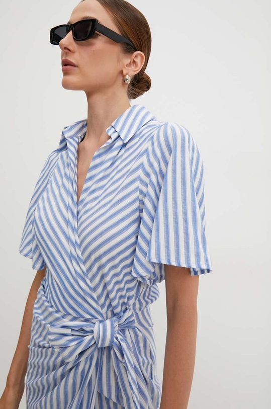 Answear Lab sukienka bawełniana AP2200.HWK niebieski