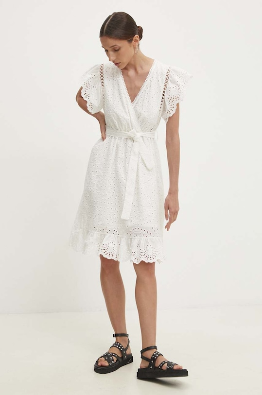 Answear Lab sukienka bawełniana 1850.wms biały WZ24