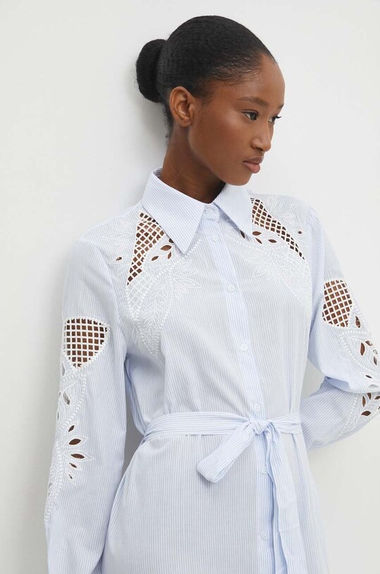 Answear Lab rochie din bumbac albastru 4292561.wms