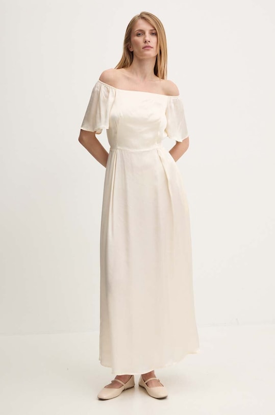 Answear Lab rochie bej d865.ims