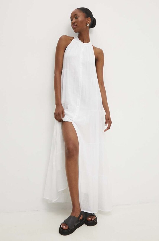 Answear Lab rochie d898.ims alb WZ24