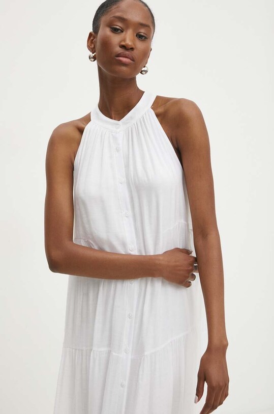 Answear Lab rochie alb d898.ims