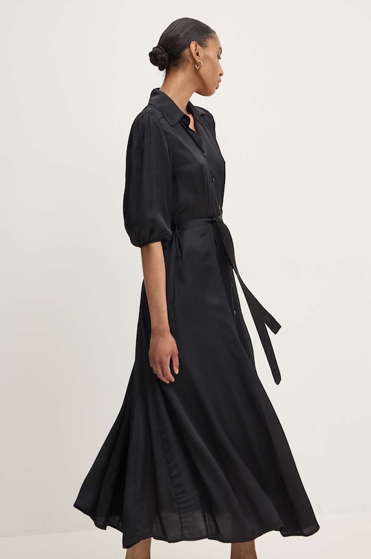 Answear.LAB sukienka trzy czwarte czarny d883.ims