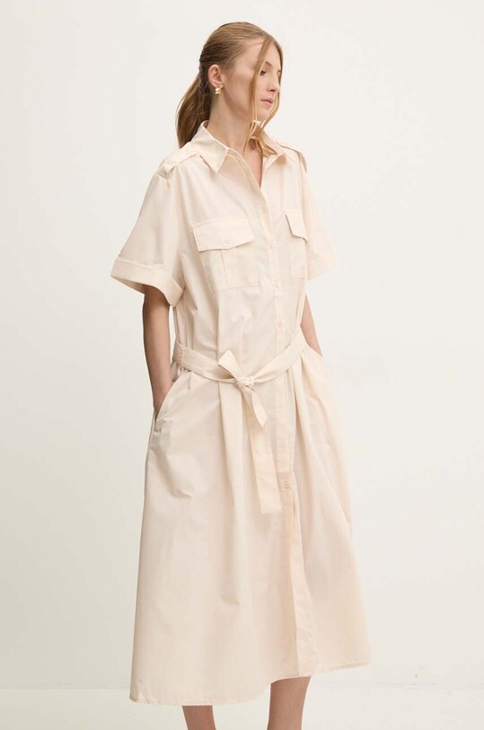 Answear Lab rochie fixat bej b9228.ims
