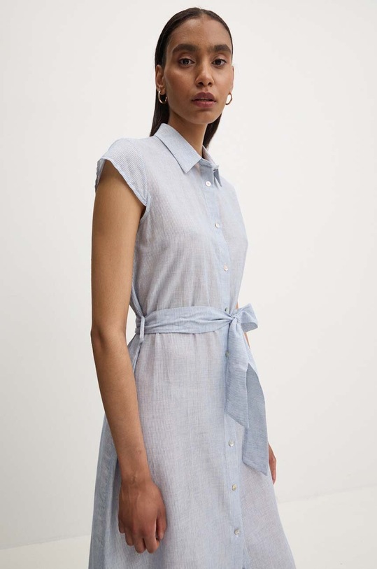 Bavlněné šaty Answear.LAB modrá 2797.IKK