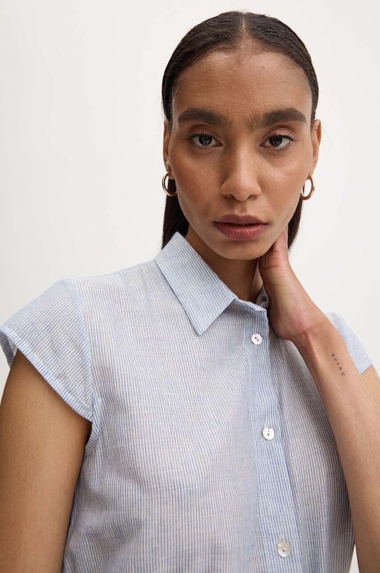 Bavlněné šaty Answear.LAB 2797.IKK modrá