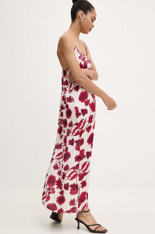 Answear Lab rochie maxi alb 2794.IKK