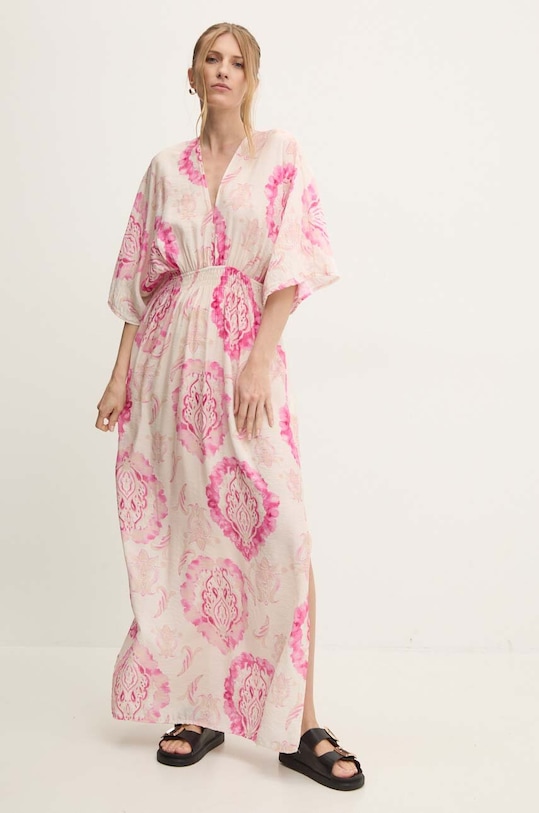 Answear Lab rochie maxi roz a10017.ikk