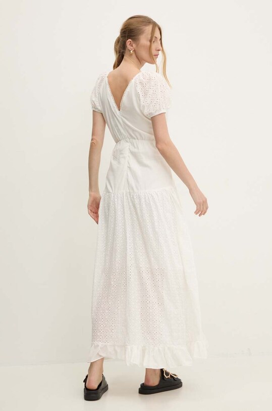 Pamučna haljina Answear.LAB bijela rd0002.IKK