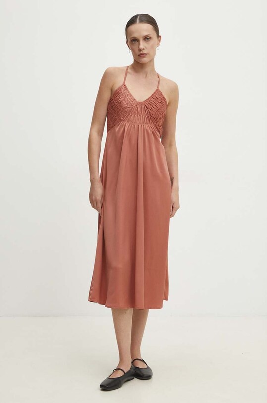 Answear Lab rochie 5006.IKK portocaliu WZ24