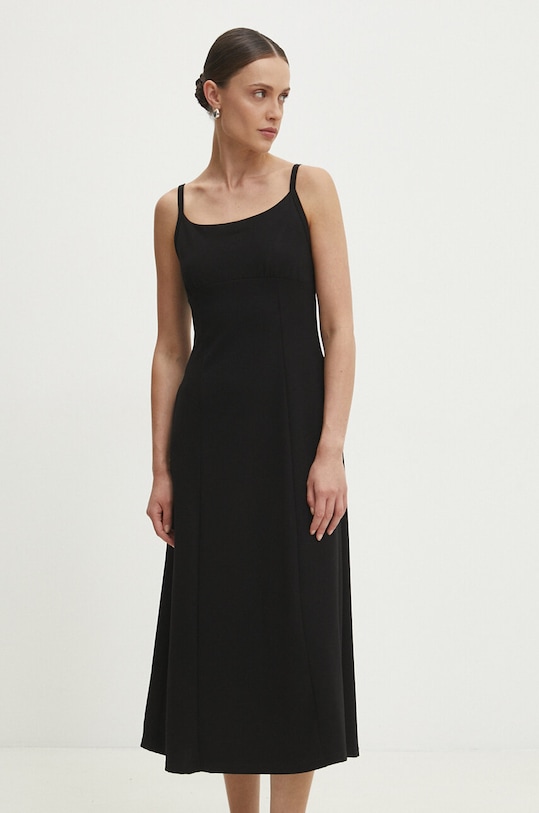 Answear.LAB vestito midi nero 5026.IKK