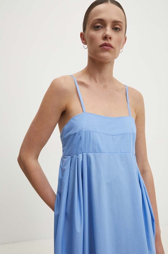 Answear Lab rochie din bumbac 5098.IKK albastru